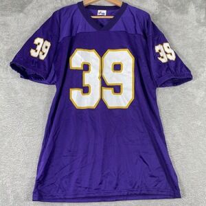 Vintage Y2K Majestic Crown Royal Football Jersey Mens Large Purple